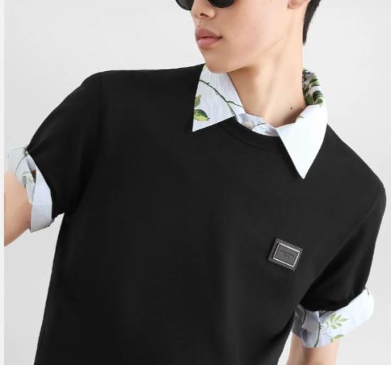 26FW 돌체앤가바나 반팔 티셔츠 G8PV1T G7Q1QN0000 Nero - DOLCE & GABBANA