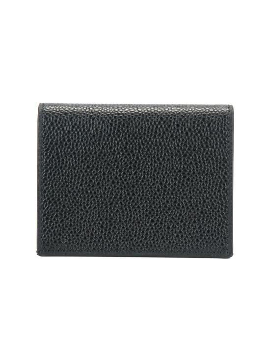  톰브라운 페블 그레인 더블 카드 홀더 MAW021L 00198001 BLACK - THOM BROWNE