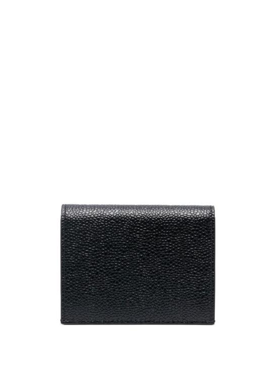  톰브라운 페블 그레인 더블 카드 홀더 MAW021L 00198001 BLACK - THOM BROWNE