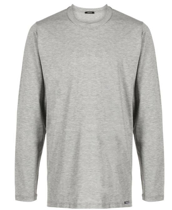  톰포드 긴팔 티셔츠 T4M141410 020 Grey melange