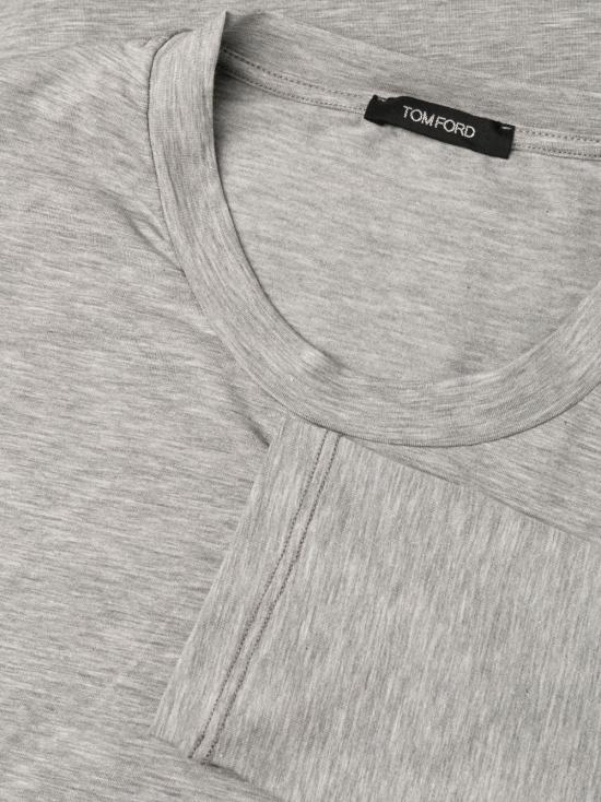  톰포드 긴팔 티셔츠 T4M141410 020 Grey melange - TOMFORD