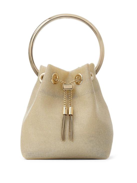 26FW 지미추 토트백 BONBONWGJ CHAMPAGNE LIGHTGOLD