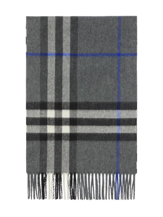  버버리 체크 캐시미어 스카프 8112642 C3384 MARLBORUGH GREY - BURBERRY