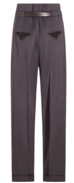 26FW 디 아티코 스트레이트 팬츠 261WCP00312 WWW065AA851 Plum - THE ATTICO