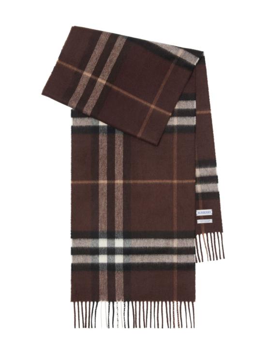  버버리 체크 캐시미어 스카프 8112638 B7313 Treacle brown - BURBERRY