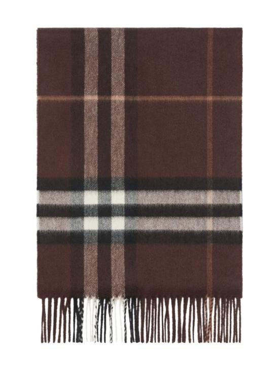  버버리 체크 캐시미어 스카프 8112638 B7313 Treacle brown - BURBERRY