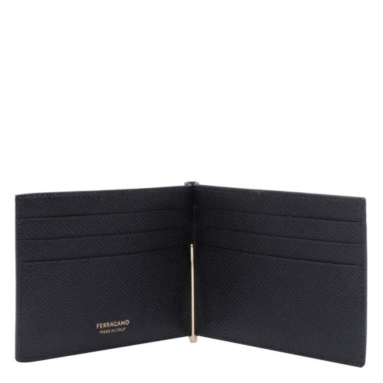 26FW 살바토레 페라가모 간치니 머니클립 반지갑 776473 661475NERO - SALVATORE FERRAGAMO