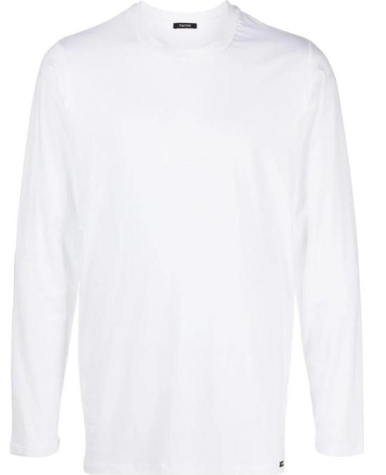  톰포드 긴팔 티셔츠 T4M141410 100 White