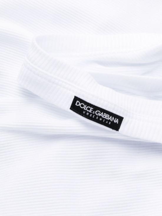  돌체앤가바나 민소매 티셔츠 M8C19J ONN96W0800 WHITE - DOLCE & GABBANA