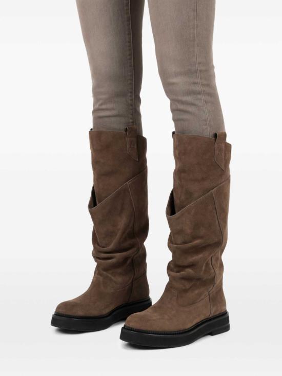 디 아티코 부츠 260WSH00902 LBT040AA064 Brown - THE ATTICO