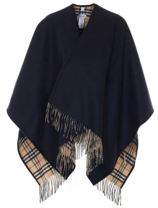 26FW 버버리 케이프 8122804 C1900 Black sand - BURBERRY