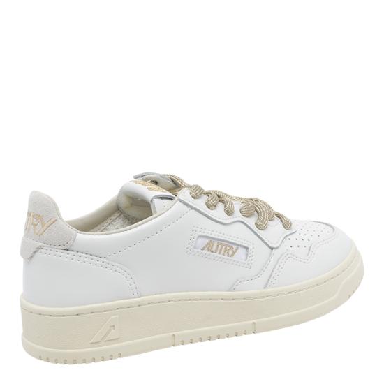 26FW 오트리 메달리스트 로우 레더 스니커즈 AULW SW01 White - AUTRY