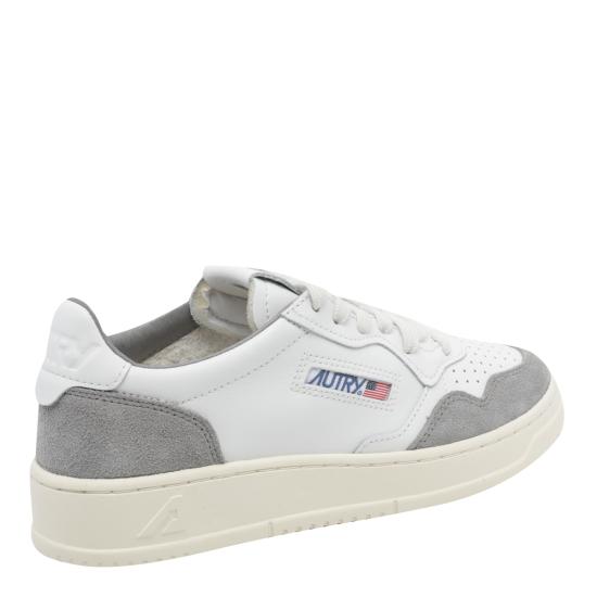 26FW 오트리 메달리스트 로우 레더 스니커즈 AULW FT15 White - AUTRY