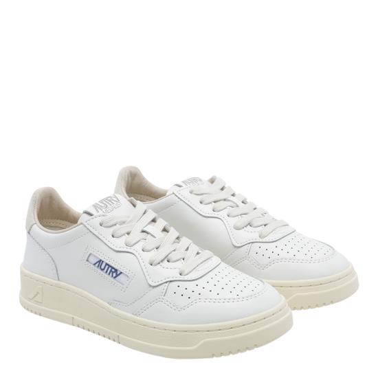 26FW 오트리 메달리스트 로우 레더 스니커즈 AULW BJ04 White - AUTRY