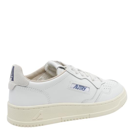26FW 오트리 메달리스트 로우 레더 스니커즈 AULW BJ04 White - AUTRY
