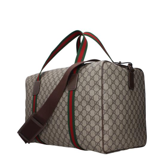  구찌 라지 더플백 스퀘어 웹 소프트 GG 수프림 758664FACK79768 - GUCCI