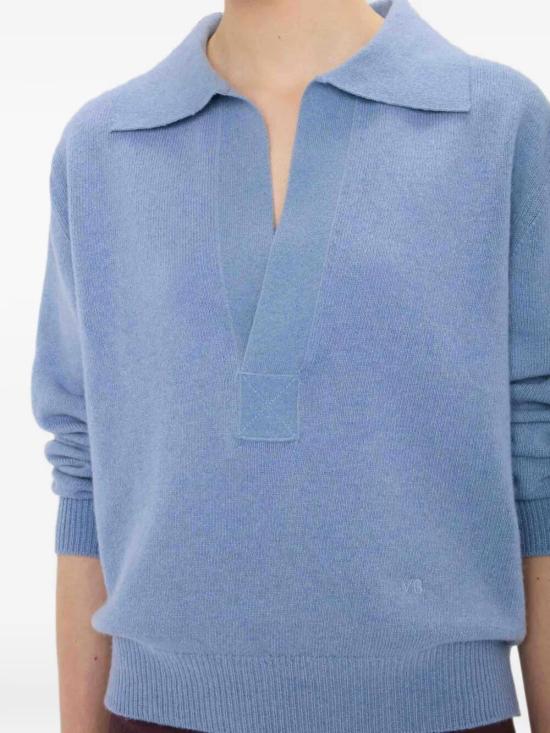26FW 빅토리아 베컴 스웨터 1326KJU007475A 9901 OCEAN MIST MELANGE - VICTORIA BECKHAM