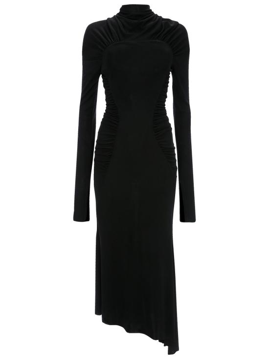 26FW 빅토리아 베컴 롱 원피스 1326WDR007472A 1 BLACK