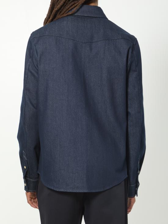 26FW 몽클레어 데님 셔츠 L20912F00008 BLUE - MONCLER
