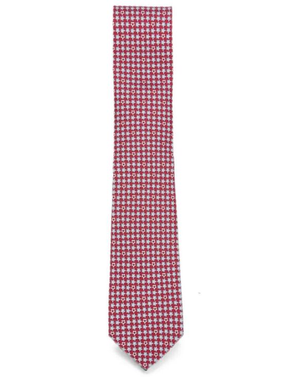 26FW 살바토레 페라가모 넥타이 351456 0794740 PURPLE PATTERNED MEDIUM