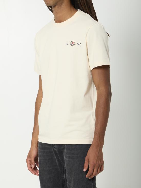 26FW 몽클레어 반팔 티셔츠 L20918C00052 CREAM - MONCLER