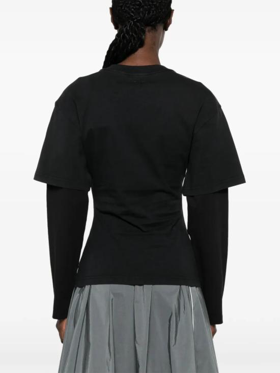 26FW 쿠레쥬 긴팔 티셔츠 326JTS275JS0305B126 Black - COURREGES