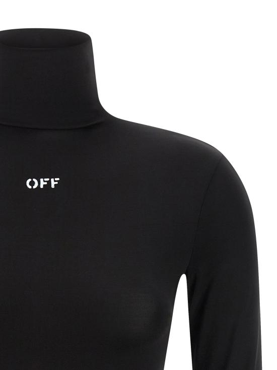 26FW 오프화이트 니트웨어 오프 스탬프 스웨터 및 카디건 블랙 - OFF WHITE