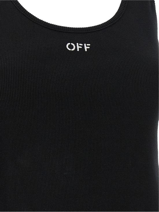 26FW 오프화이트 민소매 티셔츠 2FA00672TW003W003 - OFF WHITE