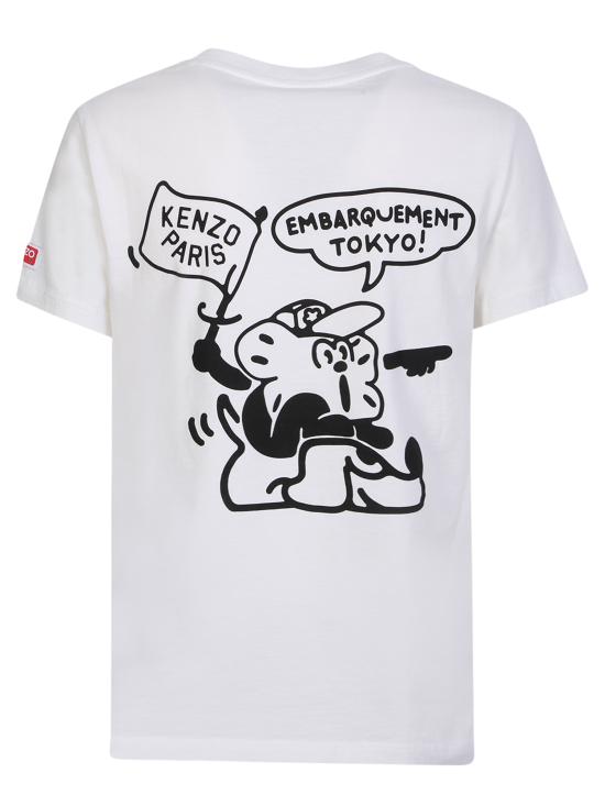  겐조 반팔 티셔츠 FD52TS048 4SG 02 White - KENZO