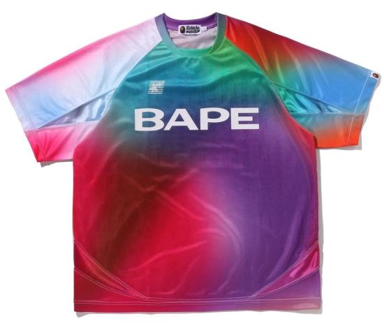  베이프 반팔 티셔츠 001CSM301313MMUL MULTI DOM - BAPE