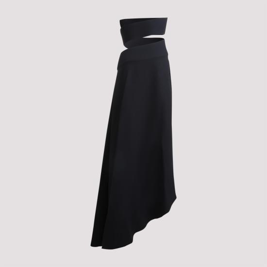  알라이아 미디 원피스 AA9R13936T676 995 NOIRALAIA - ALAIA