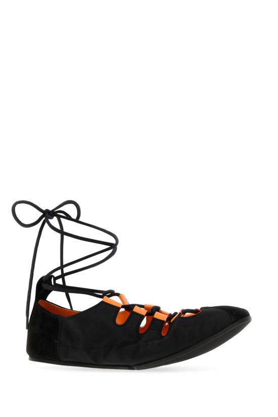26SS 알라이아 플랫 슈즈 AA3A1030A043 999 BLACK - ALAIA