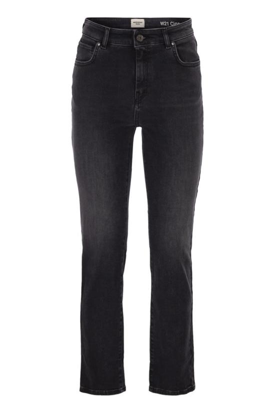 26FW 위켄드막스마라 데님 팬츠 2625186071600 008 BLACK