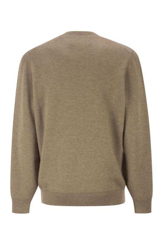 26FW 브루넬로 쿠치넬리 스웨터 M22203900 C077 BEIGE - BRUNELLO CUCINELLI