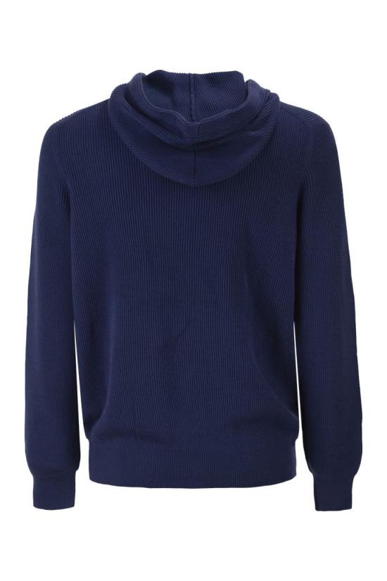 26SS 브루넬로 쿠치넬리 후드 니트 탑 M29200416G C7943 AVIO - BRUNELLO CUCINELLI