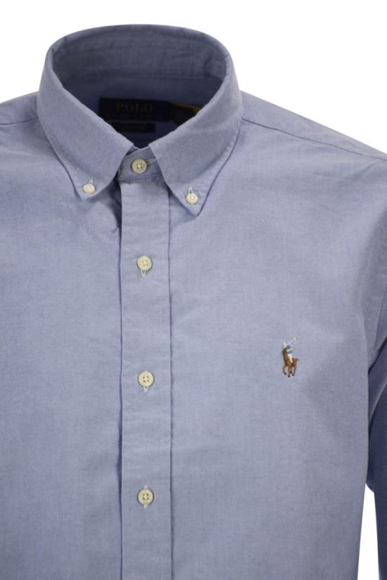 26FW 폴로 랄프로렌 컬러 포니 자수 커스텀 핏 버튼 다운 셔츠 710792041 002 LIGHT BLUE - POLO RALPH LAUREN