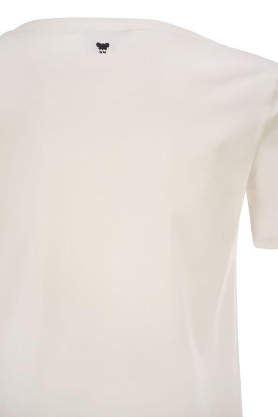 26FW 위켄드막스마라 반팔 티셔츠 2625976011600 001 WHITE - WEEKEND MAX MARA