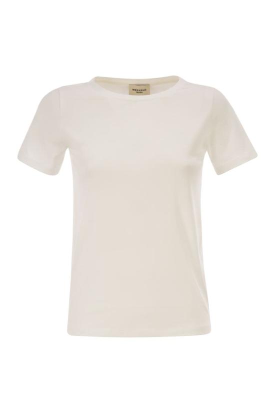 26FW 위켄드막스마라 반팔 티셔츠 2625976011600 001 WHITE