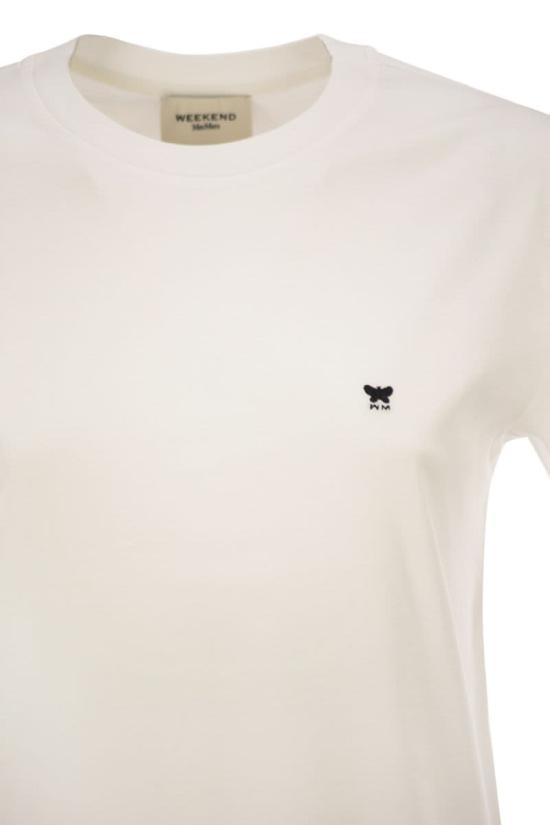 26FW 위켄드막스마라 반팔 티셔츠 2625976031600 001 WHITE - WEEKEND MAX MARA