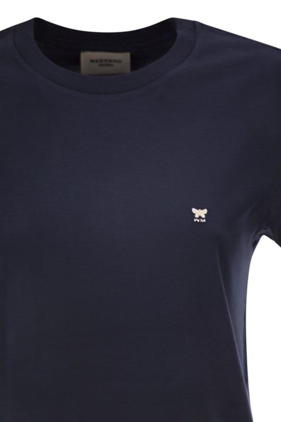 26FW 위켄드막스마라 반팔 티셔츠 2625976031600 008 BLUE - WEEKEND MAX MARA