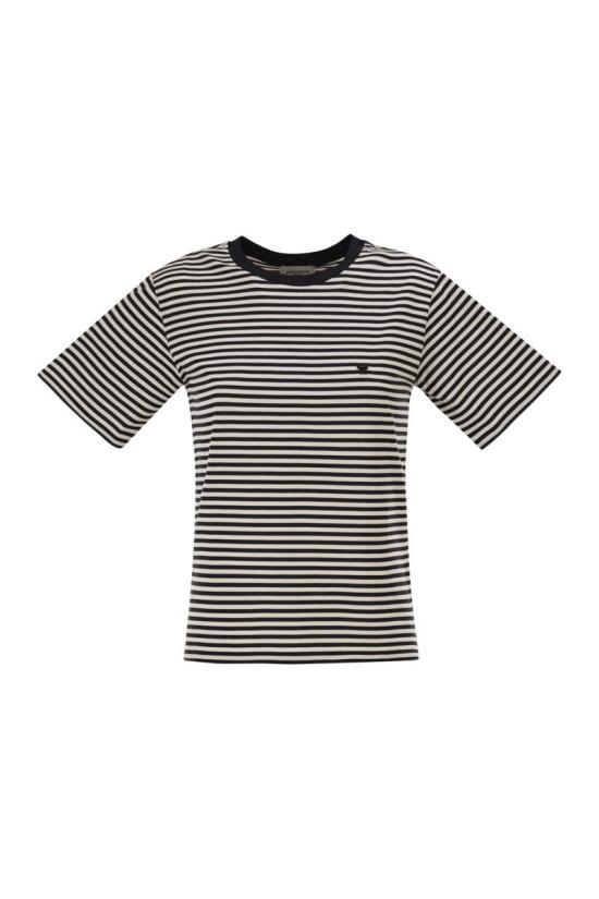 26FW 위켄드막스마라 반팔 티셔츠 2625976031600 012 CREAM BLACK