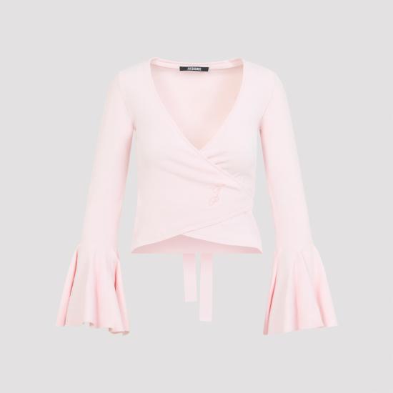 26SS 자크뮈스 스웨터 CDW00829AK00303 410 PINK PURPLE - JACQUEMUS