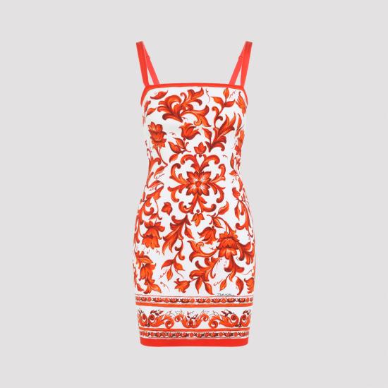 26FW 돌체앤가바나 미디 원피스 F6TVVTGDDRJ S9000 MULTICOLOUR - DOLCE & GABBANA