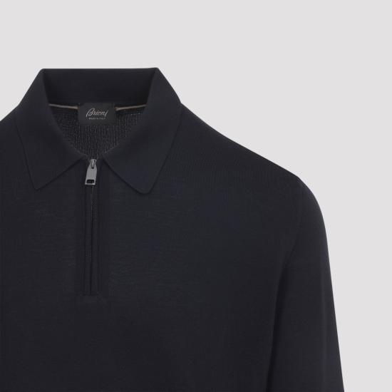26FW 브리오니 폴로 티셔츠 UMS10LOZK82 4000 BLUE - BRIONI