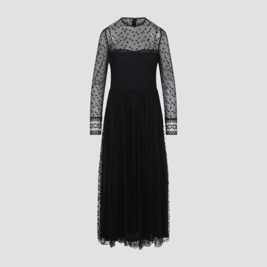 26FW 알베르타 페레티 미디 원피스 A04126620 0555 BLACK - ALBERTA FERRETTI