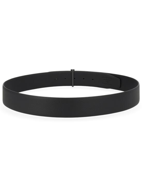 26FW 톰포드 그레인 레더 T 아이콘 벨트 TB178 LCL236LNAA BLACK - TOMFORD