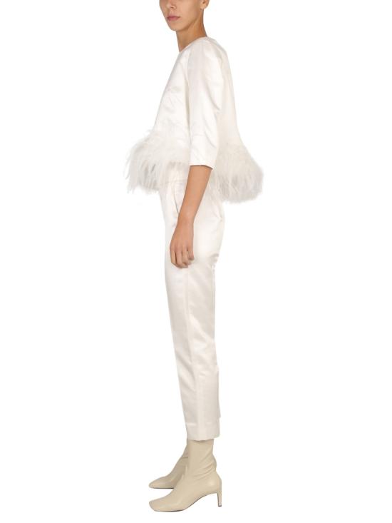  막스마라 수트 팬츠 GEISHA 328001 WHITE - MAX MARA