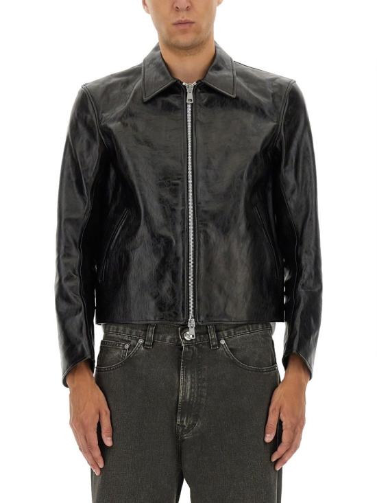  아워레가시 미니 자켓 탑 다이드 레더 블랙 M4239MTD TOPDYEDBLACKLEATHER