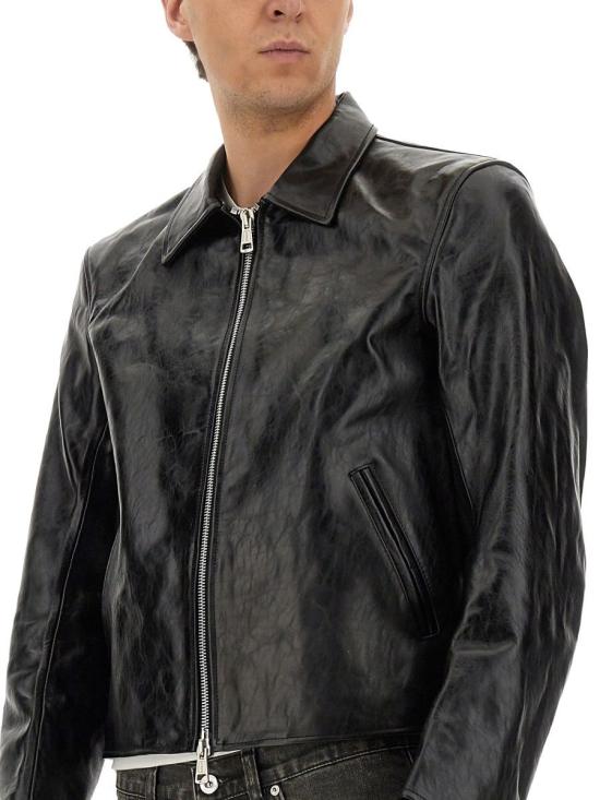  아워레가시 미니 자켓 탑 다이드 레더 블랙 M4239MTD TOPDYEDBLACKLEATHER - OUR LEGACY