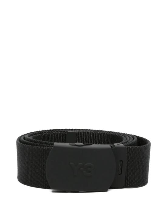  와이쓰리 클래식 로고 버클 패브릭 벨트 KA2308 BLACK